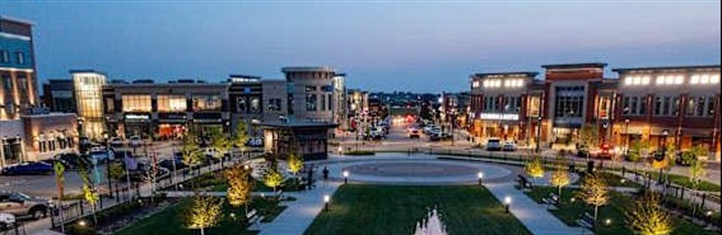 The District at Prairie Trail shops and streetscape, Ankeny, Iowa